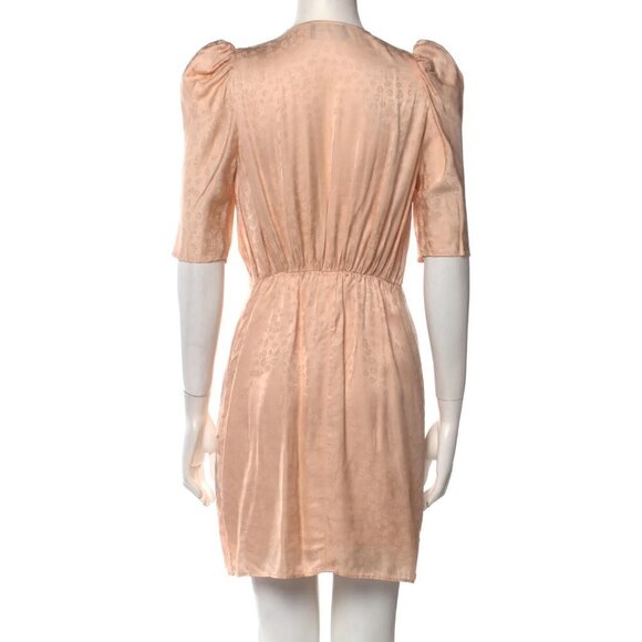 New The Kooples Gravity Daisies Print Jacquard Mini Wrap Dress NWT Size 0/XS - Picture 9 of 17